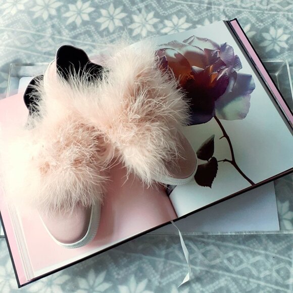 ZCD Montreal pink satin & feather sneakers, EU37 - Picture 3 of 11